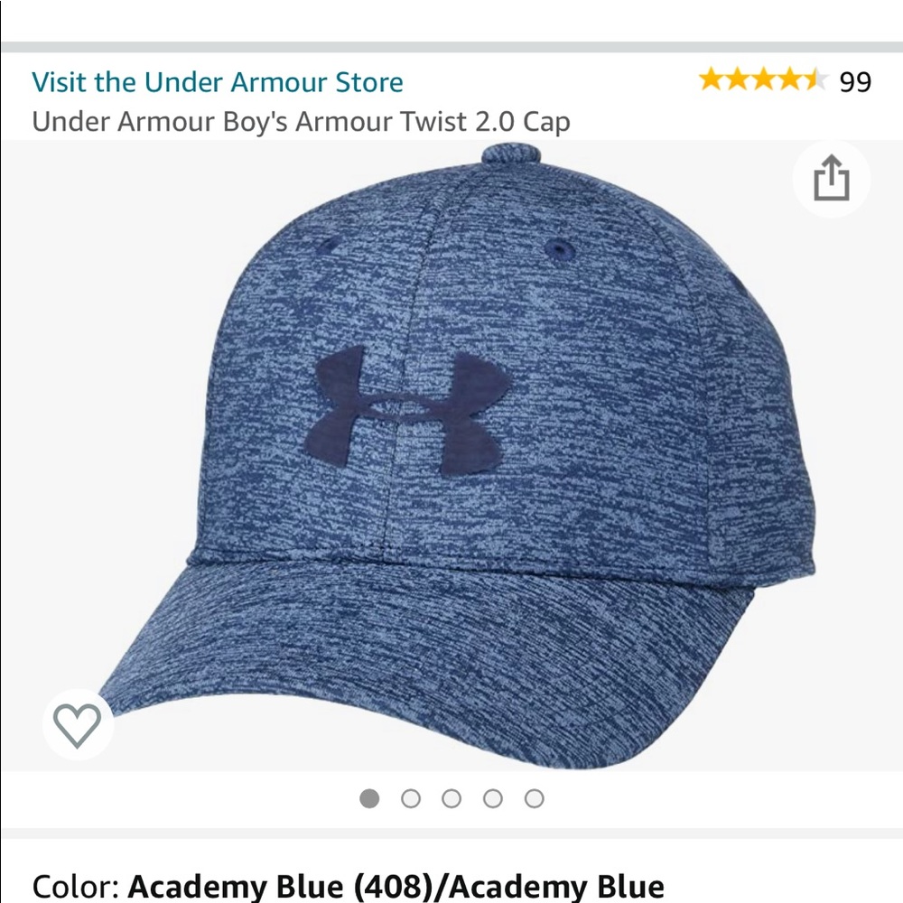 ISO Under Armour Boy's Armour Twist 2.0 Cap